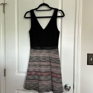 Women’s dress - size M - black with pattern on bottom